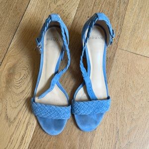 Alexandre BIRMAN Baby Blue Suede Sandals